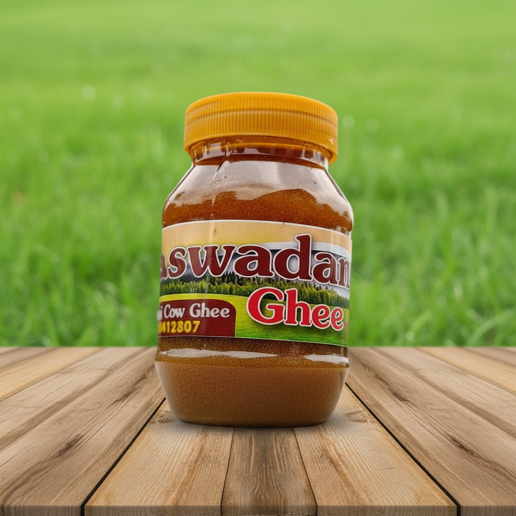 Desi Cow Ghee - Aswadan, Made From Milk Cream.
