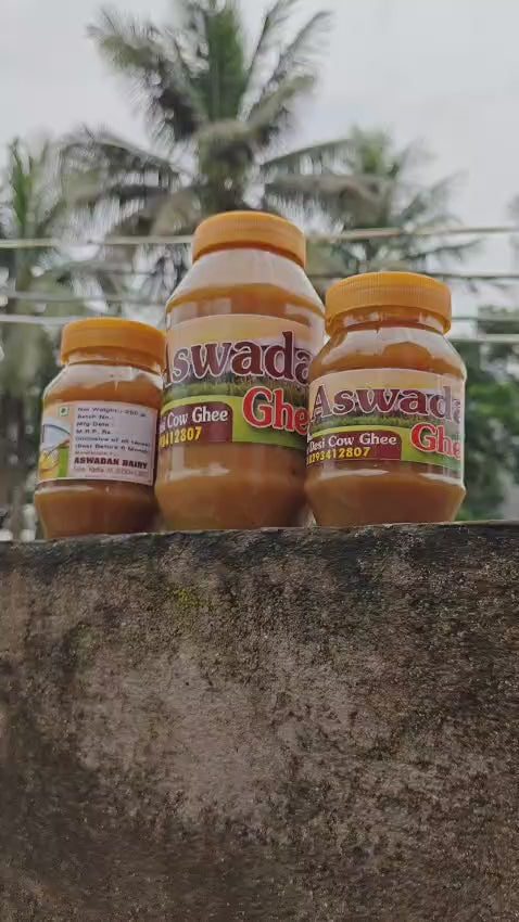 Desi Cow Ghee - Aswadan, Made From Milk Cream.